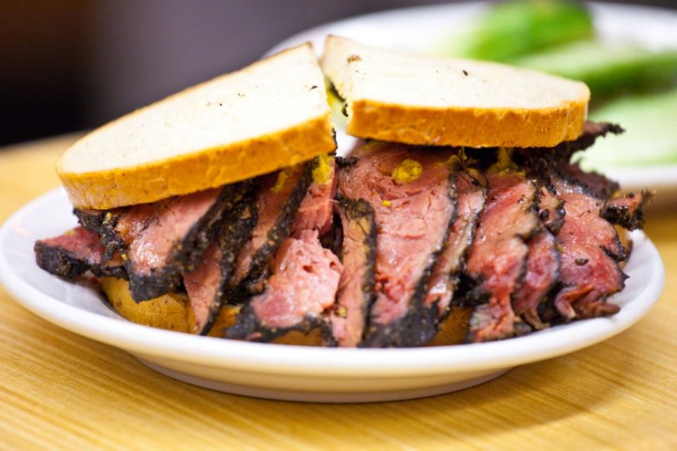 Katz’s hand-carved pastrami will be the other star ingredient. Alamy