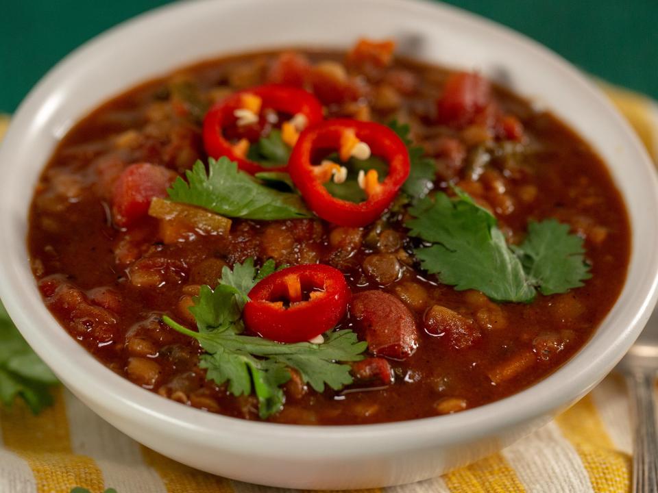 Instant Pot Vegan Beer Chili