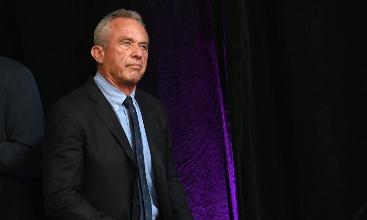 <span>Robert F Kennedy Jr in Brooklyn, New York, on 1 May.</span><span>Photograph: Andrea Renault/Zuma Press Wire/Rex/Shutterstock</span>