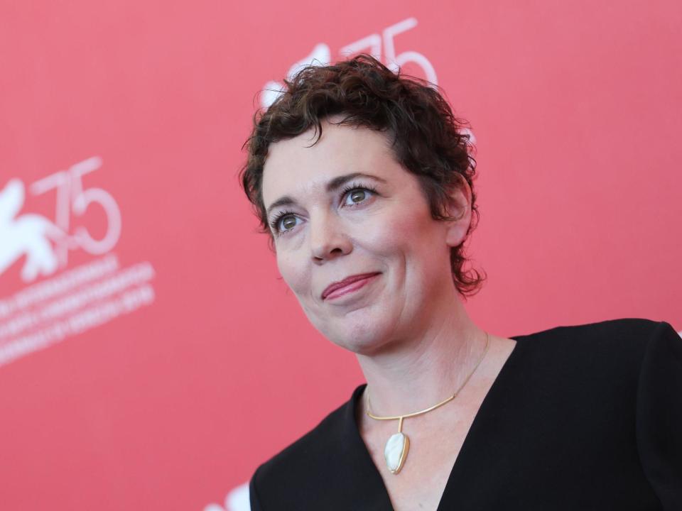 Olivia Colman at the 75th Venice Film Festival in 2018: Photo by Vittorio Zunino Celotto/Getty