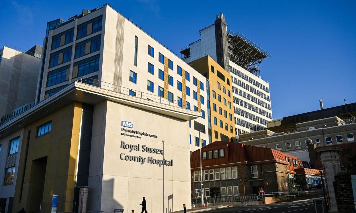 <span>The latest allegations come after a police investigation into deaths and patient harm at Royal Sussex County hospital in Brighton.</span><span>Photograph: Simon Dack News/Alamy</span>