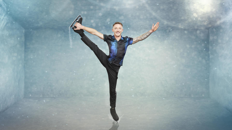 This image and the information contained herein is strictly embargoed until 21.00 Wednesday 4th January 2023

From Lifted Entertainment

Dancing on Ice: SR15 on ITV1 and ITVX

Pictured: Nile Wilson.

This photograph is (C) ITV Plc and can only be reproduced for editorial purposes directly in connection with the programme or event mentioned above, or ITV plc. This photograph must not be manipulated [excluding basic cropping] in a manner which alters the visual appearance of the person photographed deemed detrimental or inappropriate by ITV plc Picture Desk.  This photograph must not be syndicated to any other company, publication or website, or permanently archived, without the express written permission of ITV Picture Desk. Full Terms and conditions are available on the website www.itv.com/presscentre/itvpictures/terms

For further information please contact:
james.hilder@itv.com