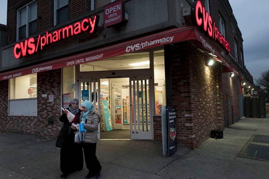 CVS stores in Macon and Warner Robins will be open for Christmas. Pictured, a CVS store in Brooklyn. Mark Lennihan/AP Photo