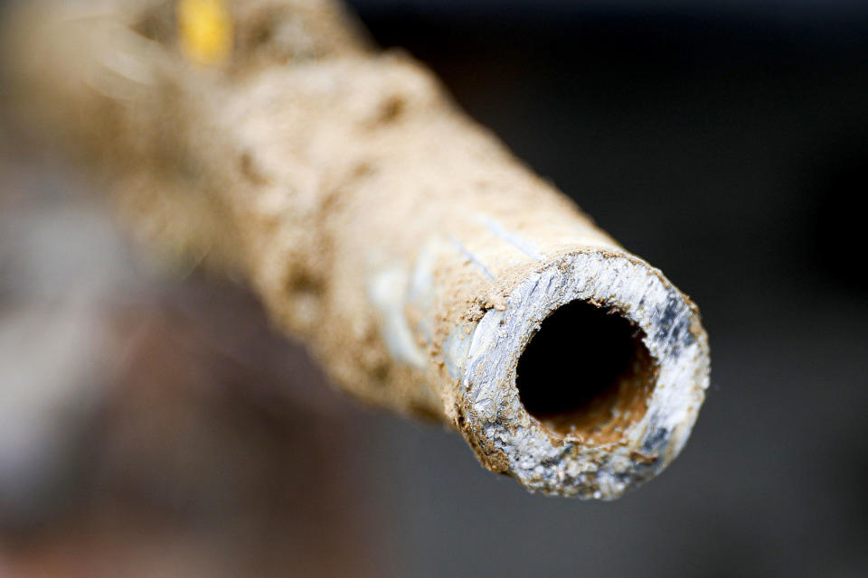 A lead pipe. (Paul Sancya / AP file)