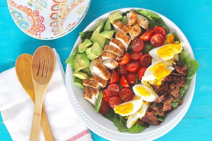 <strong>Get the <a href="https://healyeatsreal.com/cobb-salad-recipe/" target="_blank" rel="noopener noreferrer">Colorful Cobb Salad</a> recipe from Healy Eats Real.</strong>