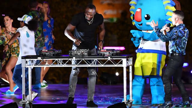 Bolt carved up the decks. Image: Getty