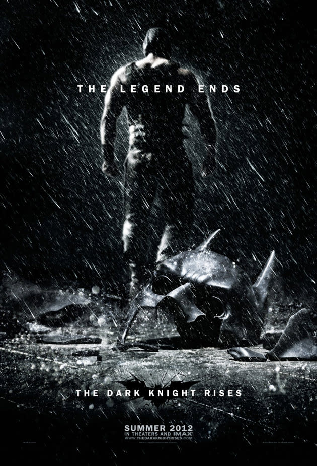 <b>‘The Dark Knight Rises’ (2012)</b><br><br> Another poster was released to tie-in with the prologue scene released at IMAX screens around the globe in December. The symbolism is clear. <br><br><b>[Related feature: <a href="http://uk.movies.yahoo.com/the-dark-knight-rises--the-secrets-of-nolan%E2%80%99s-success.html" data-ylk="slk:The Dark Knight Rises - The secrets to Nolan's success;elm:context_link;itc:0;sec:content-canvas;outcm:mb_qualified_link;_E:mb_qualified_link;ct:story;" class="link  yahoo-link">The Dark Knight Rises - The secrets to Nolan's success</a> ]</b>