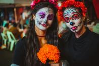 <p>The Day of the Dead has <a href="https://dayofthedead.holiday/history/" rel="nofollow noopener" target="_blank" data-ylk="slk:roots in indigenous Aztec culture;elm:context_link;itc:0;sec:content-canvas" class="link ">roots in indigenous Aztec culture</a>. Traditions like the ofrenda originated from the Aztec practices of honoring the dead by placing offerings at tree stumps. When Spanish colonizers arrived in the 16th century, they moved Dia de Muertos from the summer to November 1 and 2 so it would coincide with the Catholic holidays of All Saints' Day and All Souls' Day.</p>