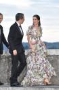 Carlota Casiraghi dio una lección de estilo en 2015 en la boda de su hermano Pierre. La <em>royal </em>lució un modelo floral de Gucci, una gran opción para ceremonias de día. (Foto: JacopoR / PierreS / Getty Images)