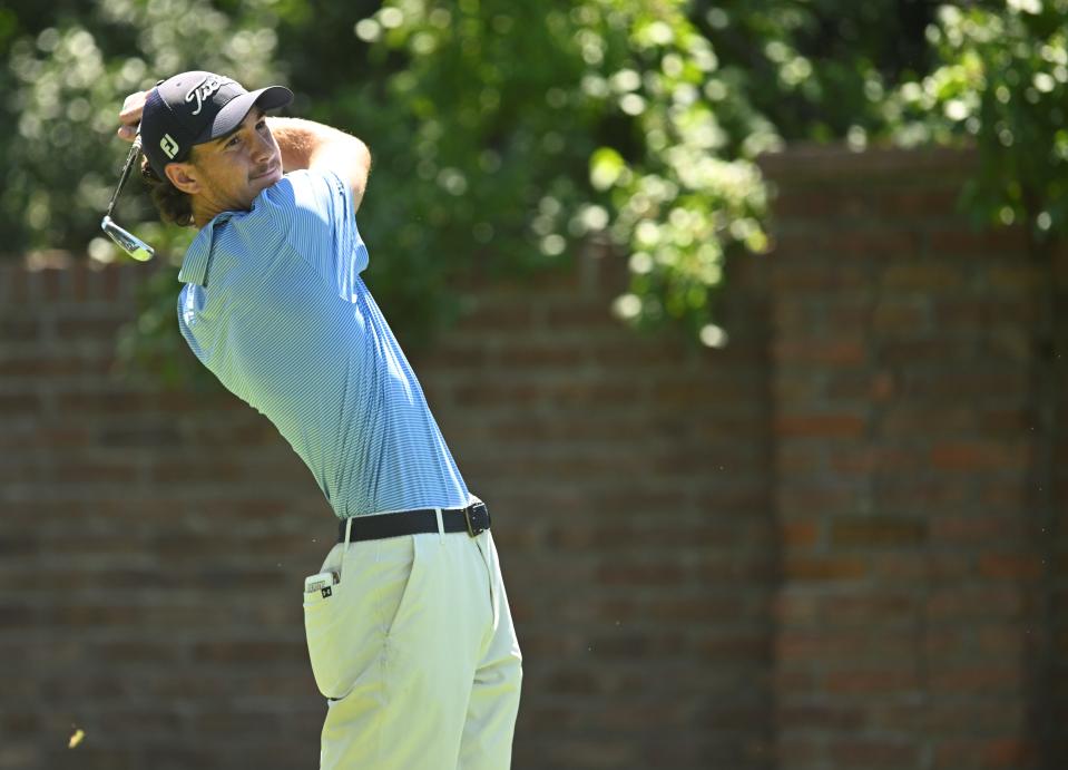 University of North Florida senior Nick Gabrelcik is third on the PGA Tour University rankings and has broken from the gate nicely in the spring season with a victory and three top-10 finishes.