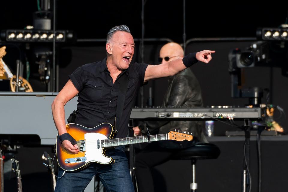 Bruce Springsteen performs at BST Hyde Park Festival 2023 at Hyde Park on July 06, 2023 in London, England.