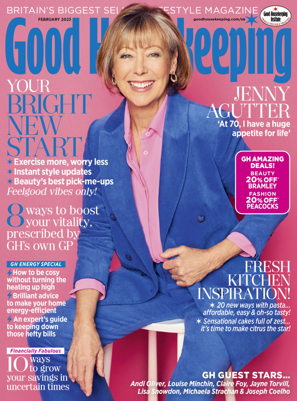 The February 2023 issue of Good Housekeeping is now on sale (Courtesy of Good Housekeeping UK / David Venni)