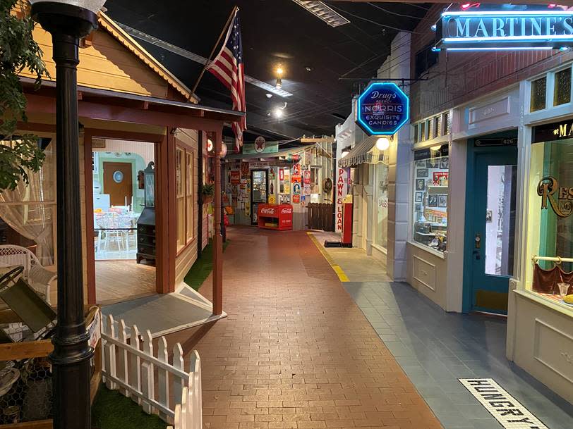 One of Buddy Macon's signature exhibit ideas, "Home Front U.S.A." remains one of the museum's most popular exhibits, especially with its Pensacola flavor.