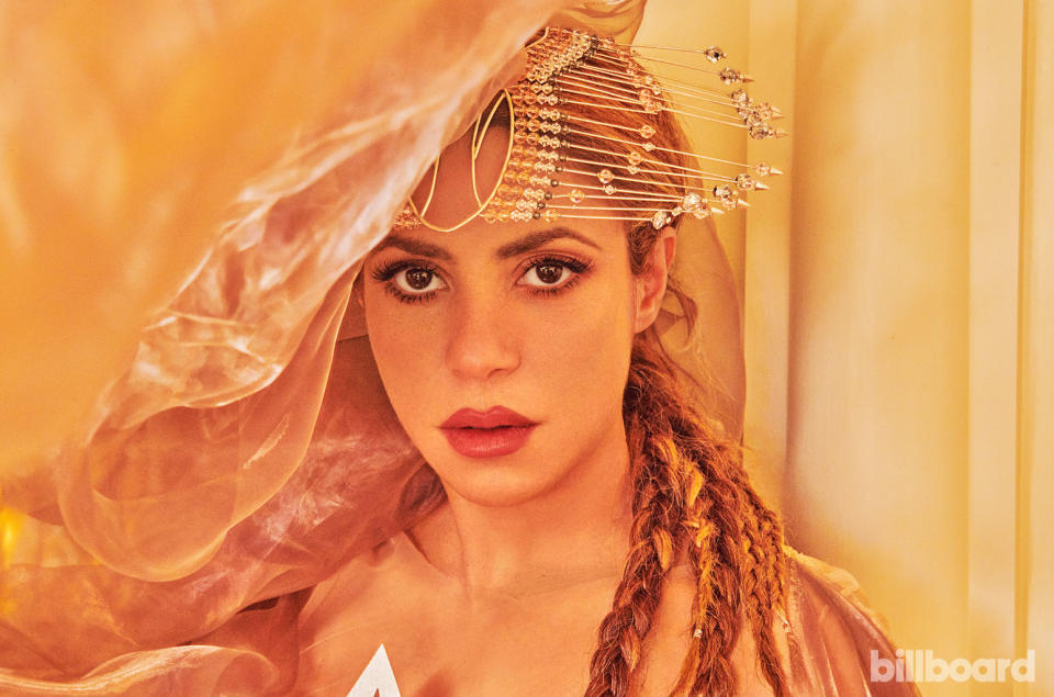 Shakira photographed on August 22, 2023 at The Villa Casa Casuarina in Miami.