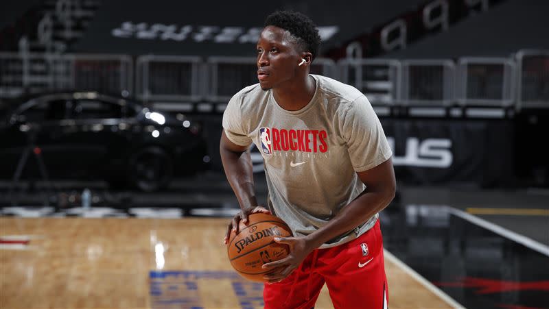 歐拉迪波（Victor Oladipo）火箭首秀砍全隊最高32分。（圖／翻攝自火箭推特）