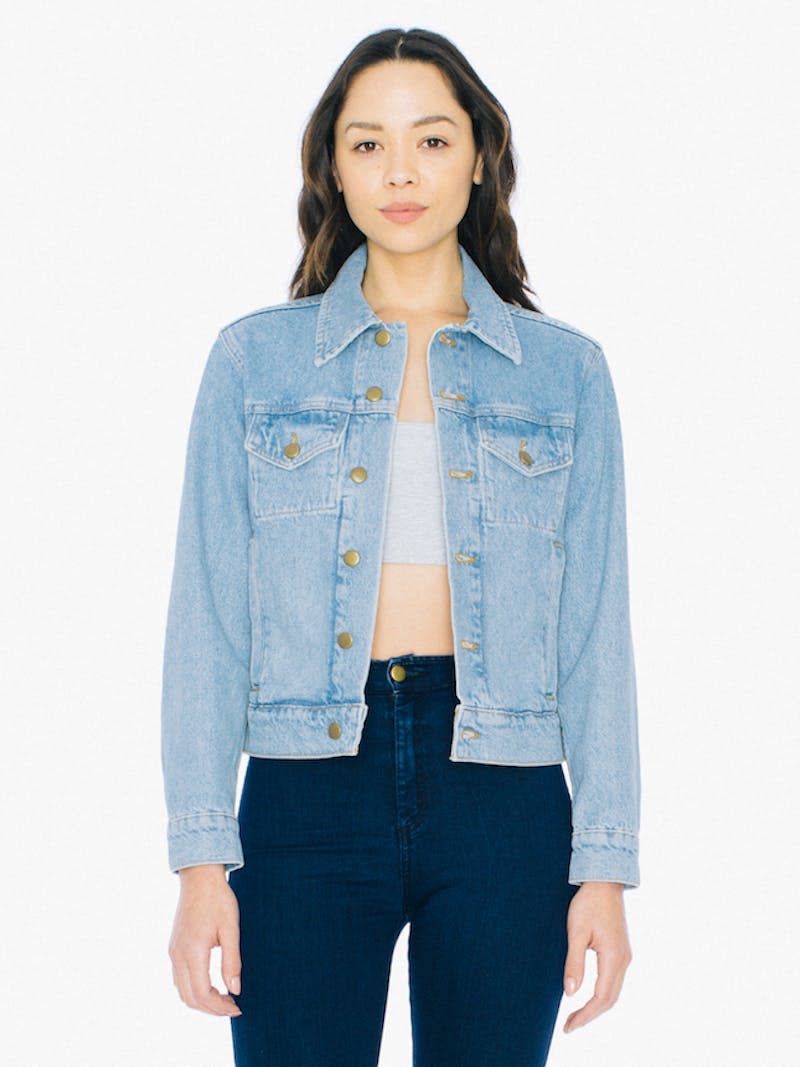 american apparel denim jacket