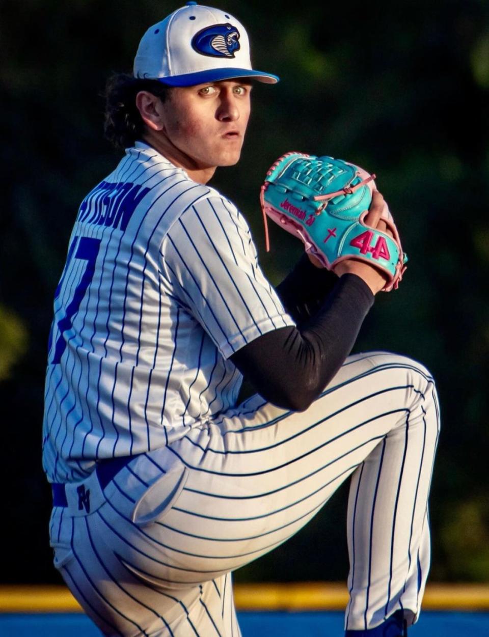 Ethan Mattison gave up just six hits and two runs, striking out 13 to hand nationally ranked Stoneman Douglas an 8-2 defeat.