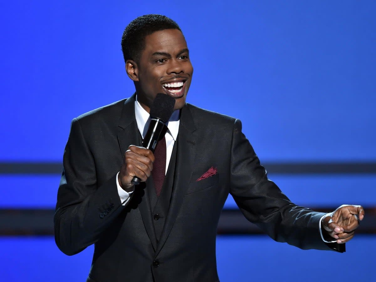 Chris Rock is performing a live stand-up on Netflix