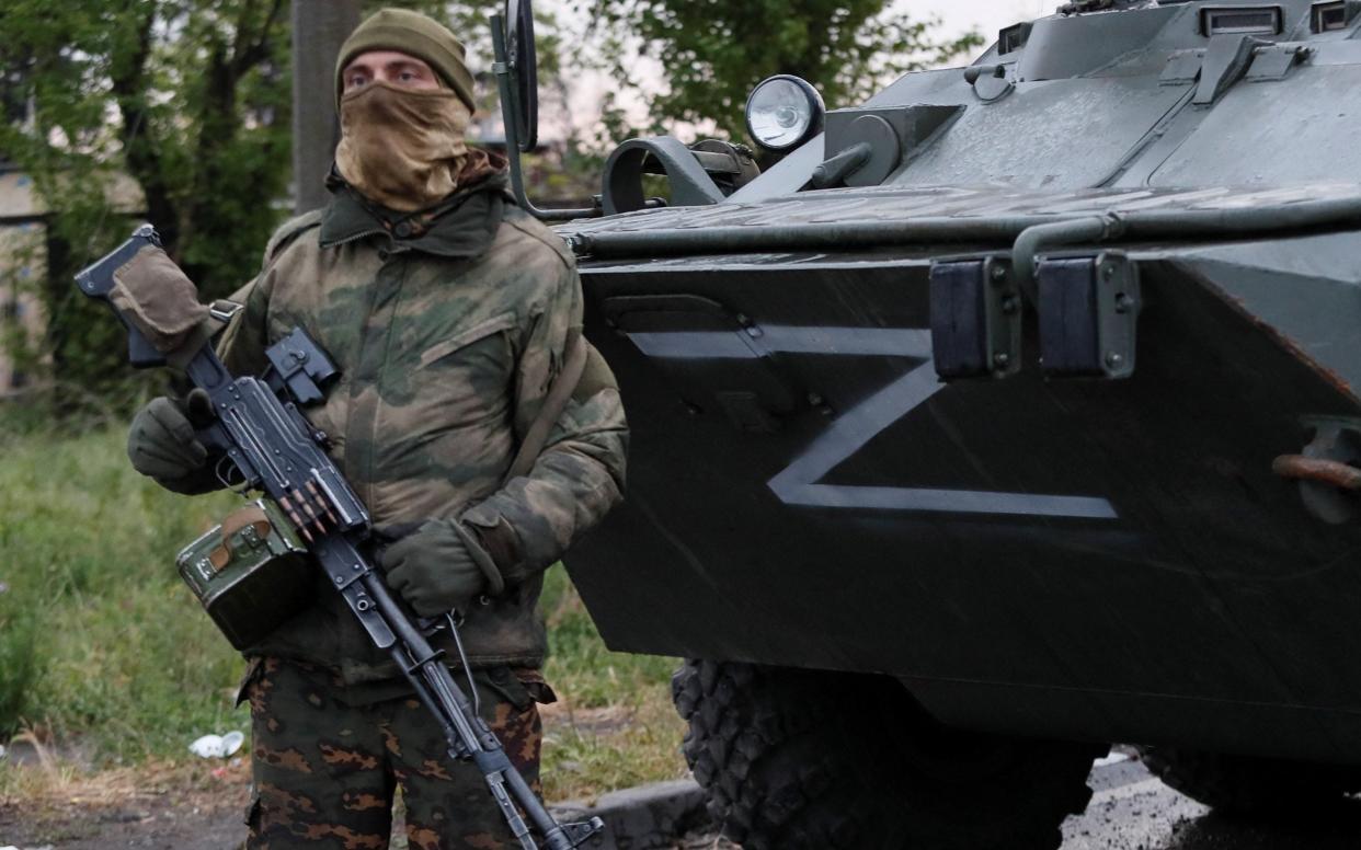 Russian soldier, Mariupol - Alexander Ermochenko/Reuters
