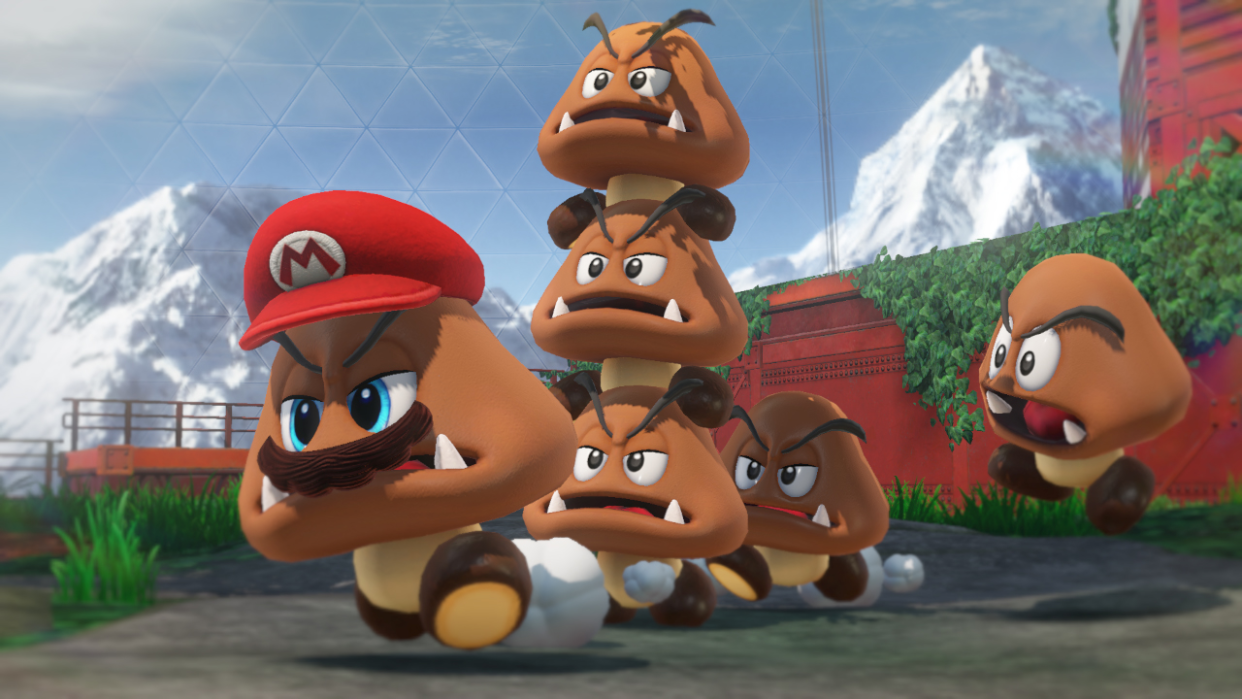  Super Mario Odyssey Mario Goombas. 