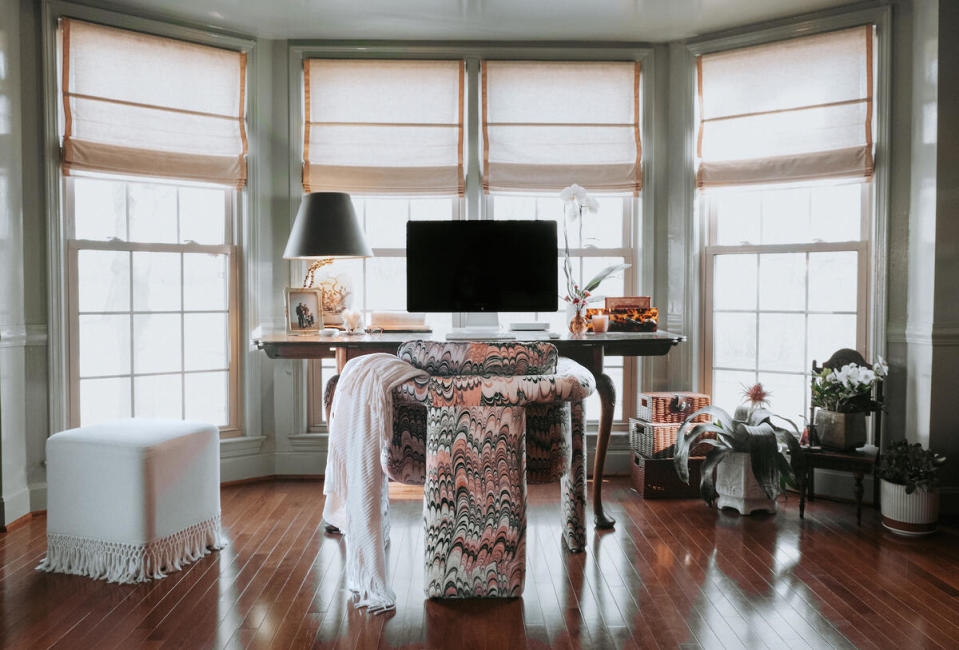 A desk with ample space to work and dream