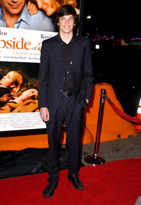 Dane Christensen at the Westwood premiere of New Line Cinema's The Upside of Anger