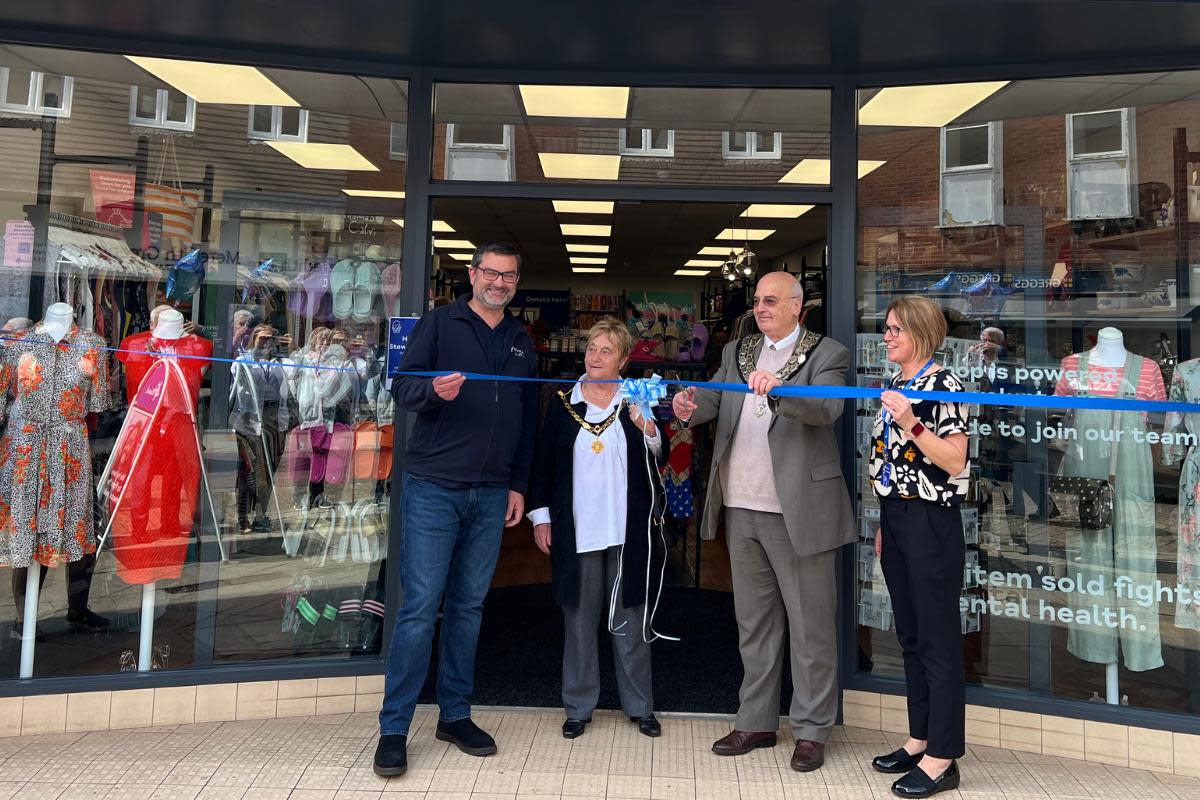 The mayor of Stowmarket opened the town's latest charity shop <i>(Image: Mind)</i>