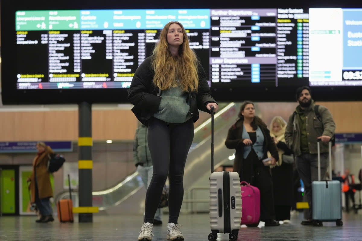 Services have been affected between East Croydon and Gatwick  (AP)