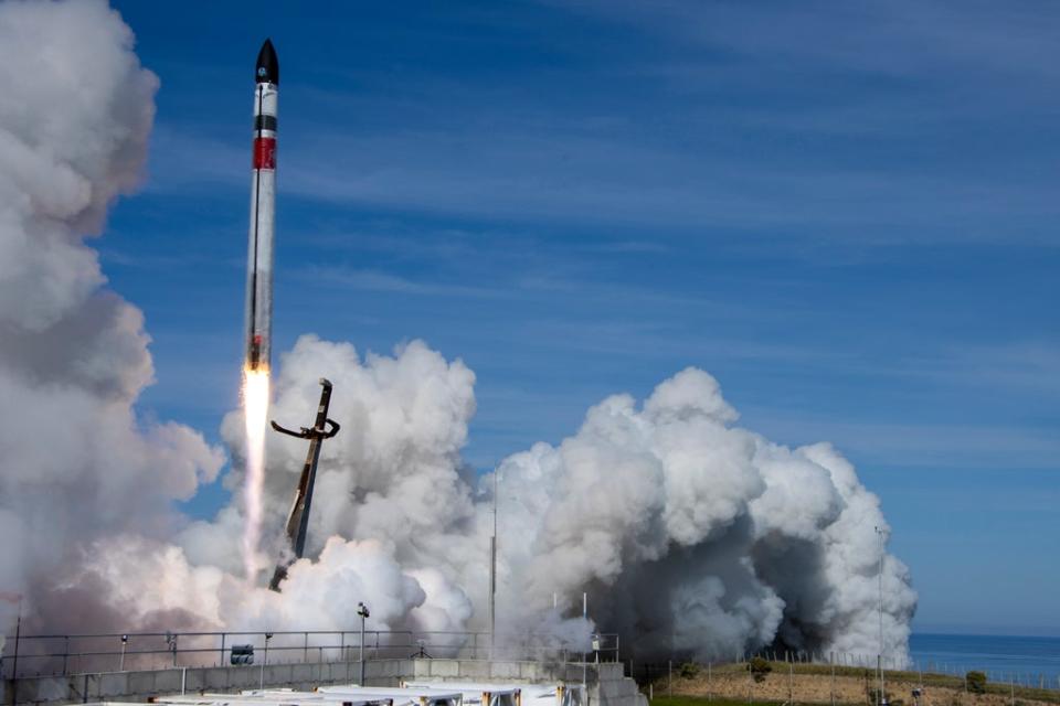 New Zealand Rocket Catch (ASSOCIATED PRESS)