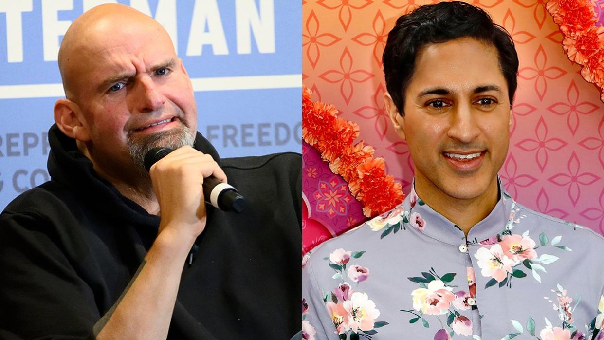 John Fetterman challenges Pennsylvania school board decision cancel talk by gay actor Maulik Pancholy over political concerns_RMweblead