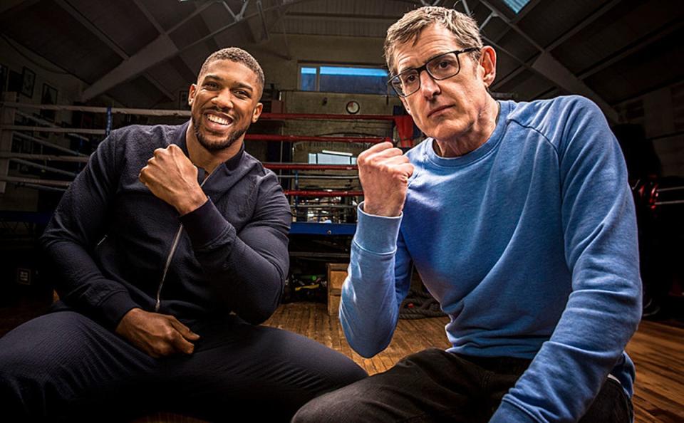 With Anthony Joshua (BBC/Mindhouse Productions/Ryan McNamara)