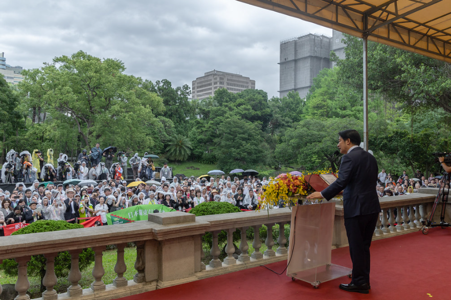  賴清德出席海外僑胞回國慶賀新任總統副總統就職茶會。 圖：總統府提供 