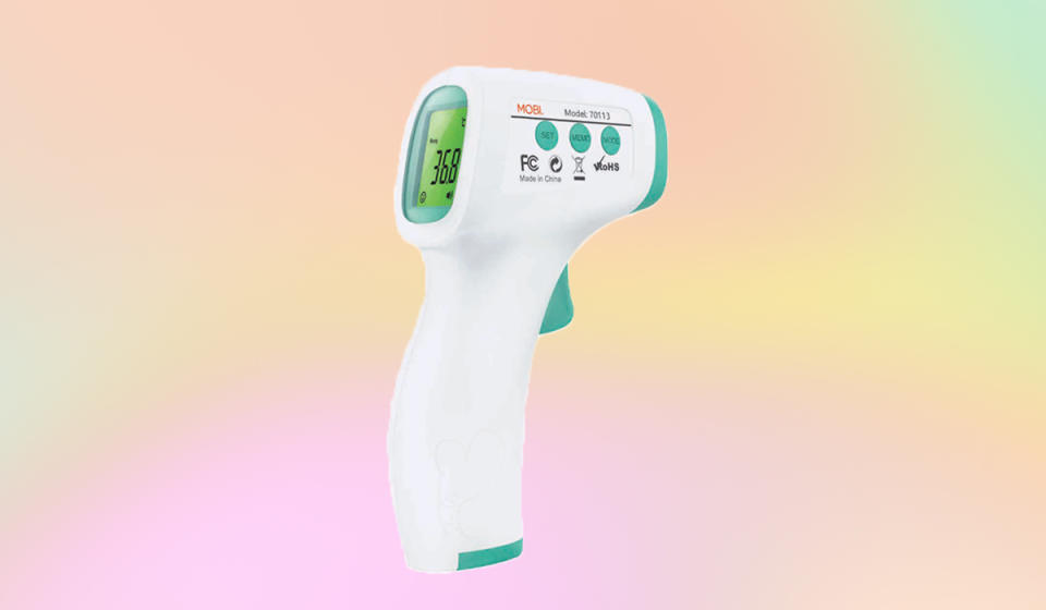 A no-touch forehead thermometer is a must these days. (Photo: Walmart)