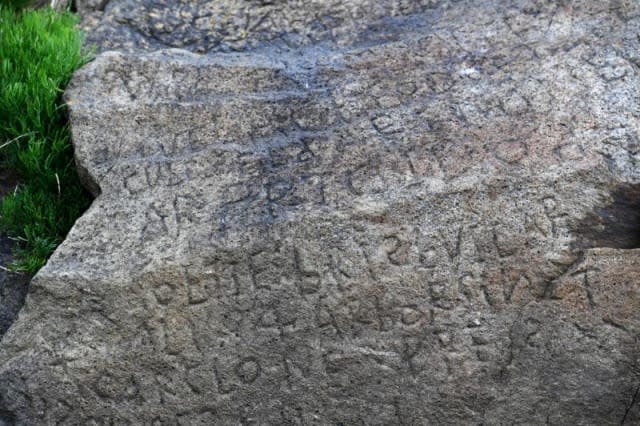 French village offers reward to anyone who can decode 'mystery' rock inscription