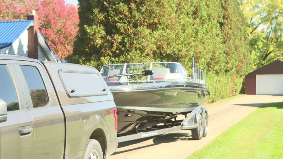 Chase Cominsky, together with Jacob Runyan, has won a slew of fishing tournaments with cash awards and major prizes in recent years. The two were accused of cheating late last month, after organizers of a fishing tournament found lead weights in their catches. (WKBN)