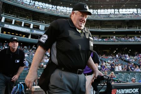 Joe West is umpiring his 5,000th - Colorado Rockies