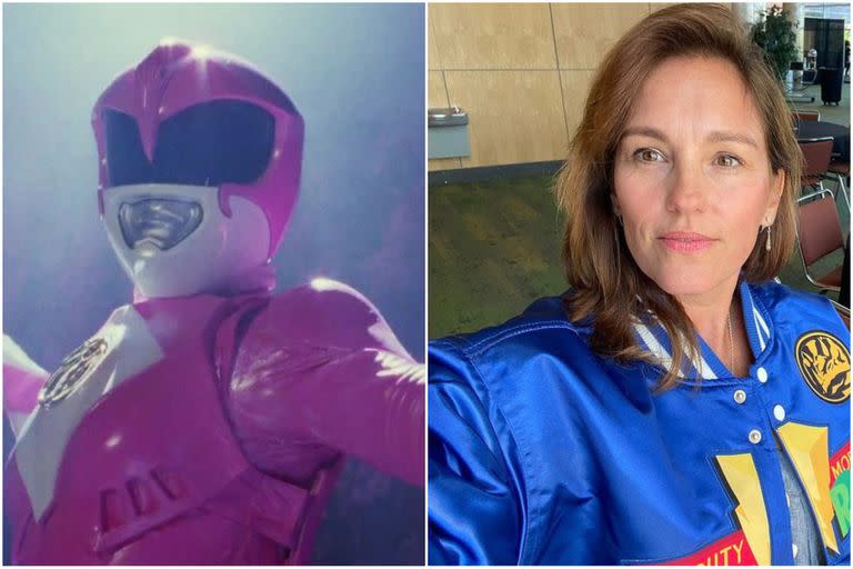 Amy Jo Johnson quien interpretó a Kimberly, la Power Ranger rosa. Ahora es cantante de country