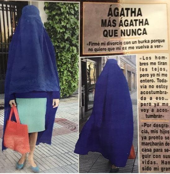 Agatha Ruiz de la Prada en su divorcio