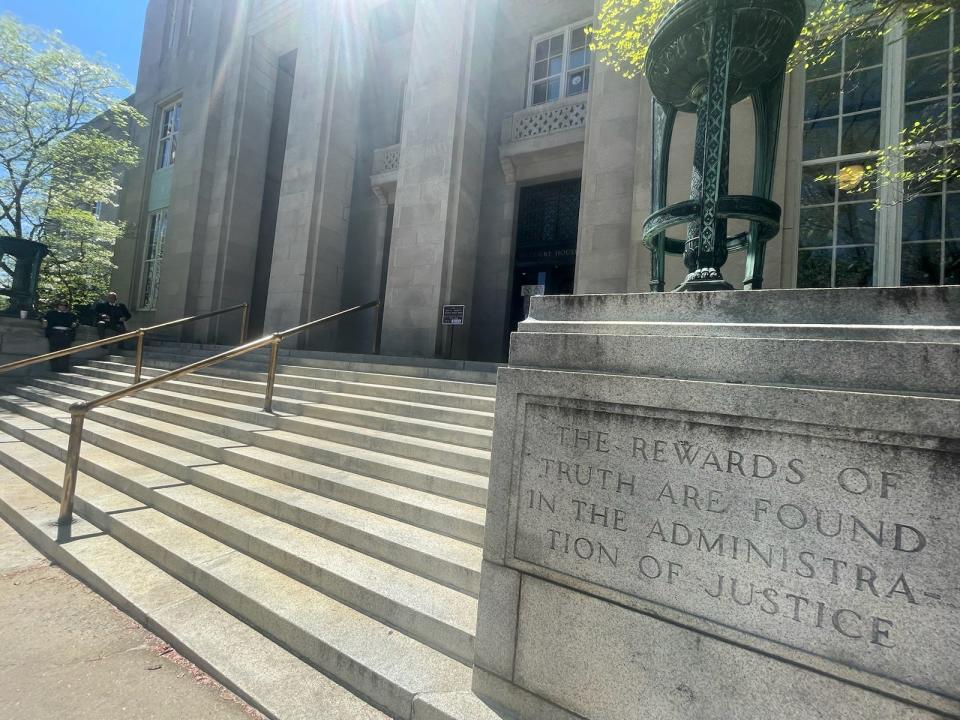 The United States District Court's Western District Court is located at 100 Otis St. in Asheville.