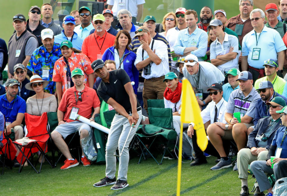 Tony Finau in competition. (Getty)