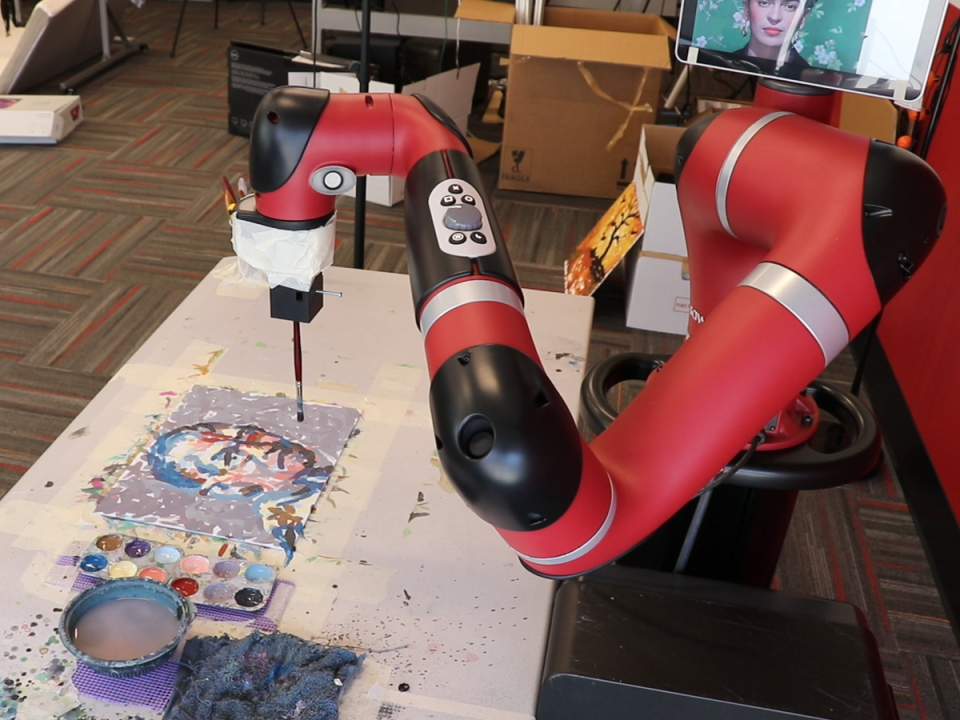 FRIDA, a collaborative robotics and art project at Carnegie Mellon University (Carnegie Mellon University)