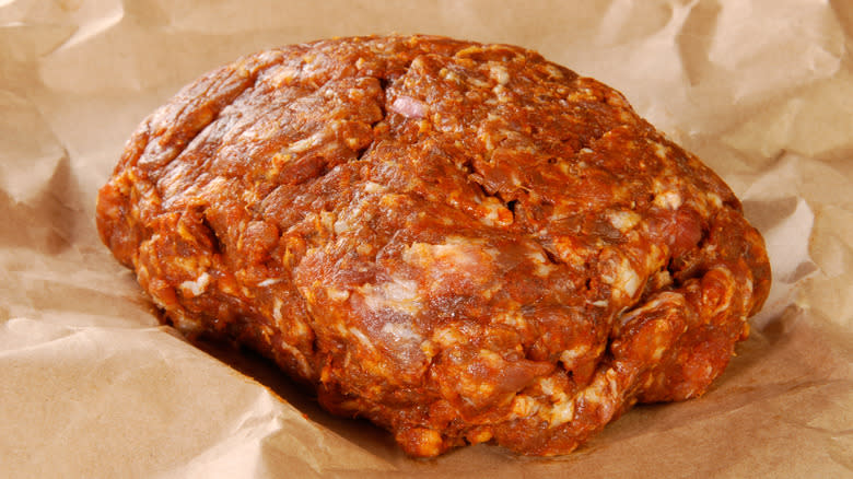 fresh ground chorizo