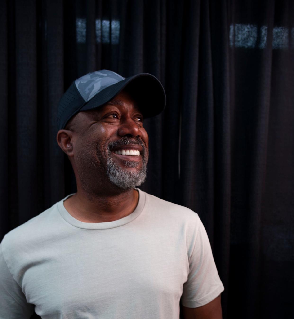 Darius Rucker stands before being interviewed at Nissian Stadium  in Nashville , Tenn., Thursday, June 8, 2023.