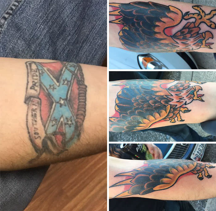 <p>“Nosotros en Southside Tattoo queremos hacer la diferencia. Si tú o alguien que conozcas tiene un tatuaje racista y quieres cubrirlo, LO CUBRIREMOS GRATIS. No hacemos preguntas. Creemos que hay suficiente odio en este mundo y queremos hacer la diferencia. Por favor, llama al salón y agenda una cita con cualquiera de nuestros artistas”, señala el dueño en la publicación. </p>