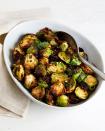 <p>If you think roasting Brussels sprouts is the only way to go, think again. </p><p>Get the recipe from <a href="https://www.delish.com/cooking/recipe-ideas/a35047084/air-fryer-brussels-sprouts-recipe/" rel="nofollow noopener" target="_blank" data-ylk="slk:Delish" class="link ">Delish</a>.</p>