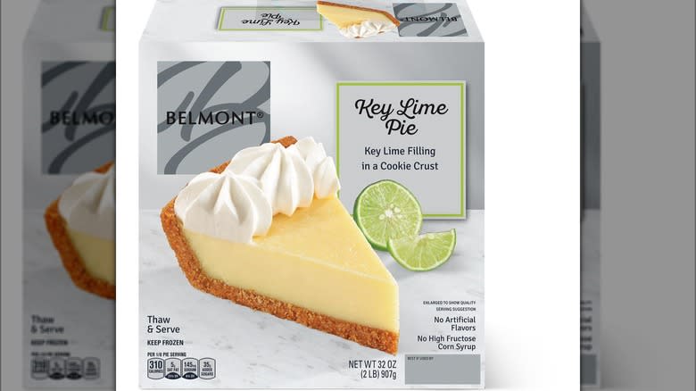 Aldi Belmonts key lime pie