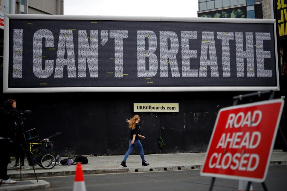 A UN group recently denounced the UK as an institutionally racist country where Black people are living in fear for their lives (AFP via Getty Images)