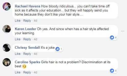 Parents aren’t happy about the school’s ban on the haircut [Photo: SWNS]