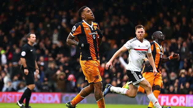 Hernandez missed two penalties in two minutes. Pic: Getty