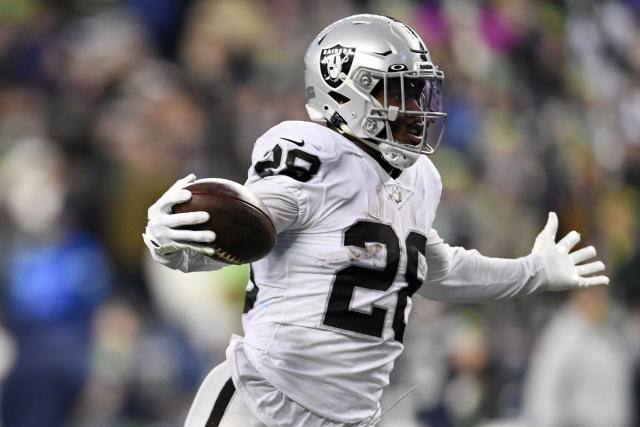 Raiders running back Josh Jacobs questionable for Chargers